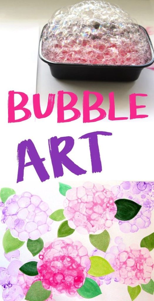 Some good craft ideas for your little ones - today Gigi & Friends are doing bubble art.